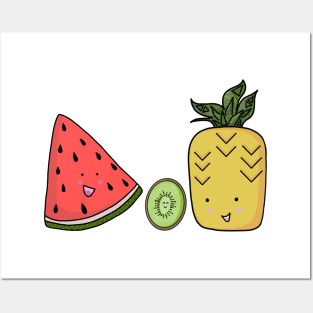 Fruity Friends Posters and Art